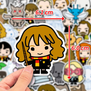 Harry Potter Movie Poster Stickers 50 Pieces Triangle Characters Scrapbooking Wall Decals Collaborative Edition Anime Accessories