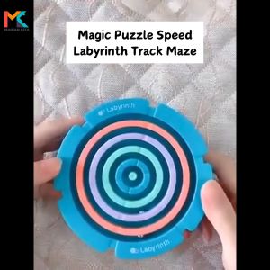 Labirin Berwarna-warni dengan Bola Metal Kecil MK307