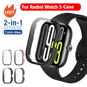 Tempered Glass + PC Case For Xiaomi Redmi Watch 5 Smart Watch Screen Protector Bumper For Redmi Watch 5 Cover Accessories