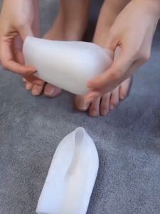 1 Pasang Sol Silikon Peninggi Badan/Insole Silicone Heel Peninggi Badan Heightening/Insole Bening Tak Terlihat