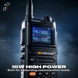 Cignus UV-85+ HP 10WATTS Dual Band Walkie Talkie Two Way Radio