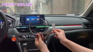 Newest USB Hiden Acrylic Car Ambient Light Interior Atmosphere Styling Guide Thin Strip Lamp Car Modification Accessories 12V