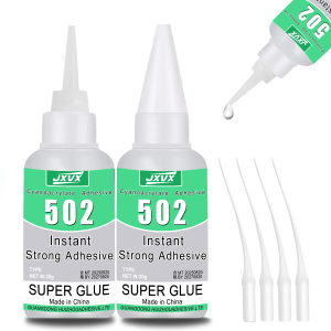 502 Super Glue Quick-drying Strong Cyanoacrylate Glue is used for diy handicraft repair of metal wood plastic and ceramics.20g