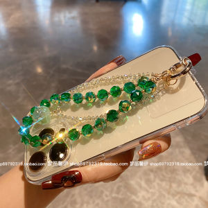 Handmade Universal Pearl Mobile Phone Chain Crystal Beads Pendant Bag Anti-fall Decorative Lanyard Digital Accessories