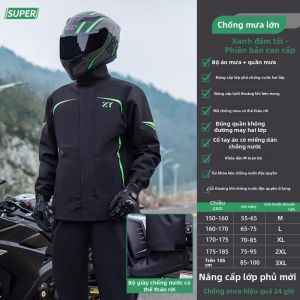 ZHENGYU | Bộ Đồ Đi Mưa Cho Người Lớn Có Thể Tách Riêng