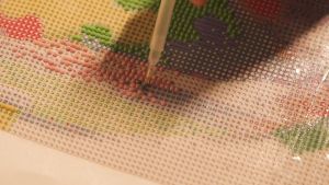 Diamond Painting 5D DIY หยินหยาง ครอสติสคริสตัล 5 มิติ ปักครอสติส ภาพติดเพชร เสริมทักษะ ฝึกสมาธิ ขนาด WxH 30x30 cm