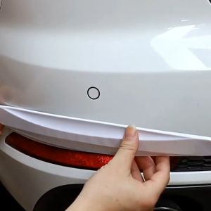 Set 2 pcs Sticker Stiker Pelindung Bemper Mobil Anti-Scratch Bumper Guard Mobil Universal Car Bumper Protector Corner Guard