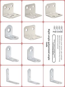 FULAIAN | Heavy-Duty 90 Degree Angle Bracket L-Triangle Iron T-Plate Connector Hardware
