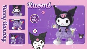 Mainan Anak Dancing Sanrio Kuromi Joget Menari Funny Dancing Electric Ada lampu Dan Musik