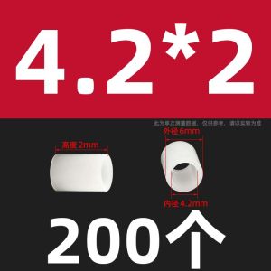 Nylon Insulation Column ABS Direct through Pad Column Tube Hollow Space Plastic Insulation Ring M3M4M5M6M8M10 Hardware Fasteners