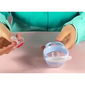 Baby Pacifier Storage Box Infant Soother Nipple Container Case Teether Strap Holder Dustproof Non Toxic 宝宝婴儿奶嘴收纳盒绳