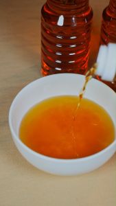 Nước mắm nhỉ nguyên chất truyền thống Bình Định Thượng hạng độ đạm 40 ( 1 chai x 460ml )