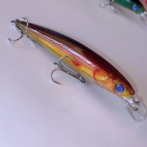 1PC 3D Bionic Minnow Mồi Câu Cá Laser Mắt Nhân Tạo Mồi Cứng 11Cm 13.4G Lý Tưởng Cho Đại Dương Sông Hồ Bắt Nhiều Cá Hơn