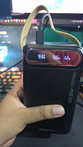 AWEI P101K 60000mAh 22.5W Fast Charging Power Bank with Flash Light High Capacity Powerbank