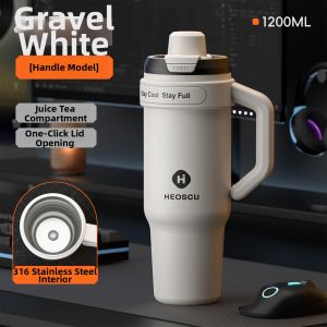 HEOSCU | Giant Chiller Vacuum Insulated Cup Sports Straw Drinkware