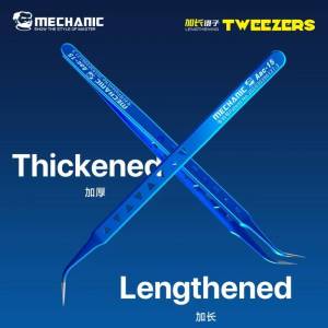 MECHANIC AAC-15 Stainless Steel Tweezers for Phone Repair High Precision 8 Hole Heat Dissipation Flying Wire Spot Welding Clip