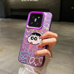 Cute Cartoon Couple Xiaomi 17 Phone Case Protective Acrylic Shell Laser Engraving Graffiti Pencil New 15Ultra Soft Cover 14/13pro 12/10s Protective