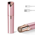 Flawless Facial Electric Eyebrow Trimmer Mini Epilator Lipstick Facial Hair Removal Portable Women Painless Razor Tool. 