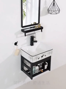 HDB Wash Basin Small House Type Toilet Basin Simple Wall Hung Basin Combination Bathroom Basin