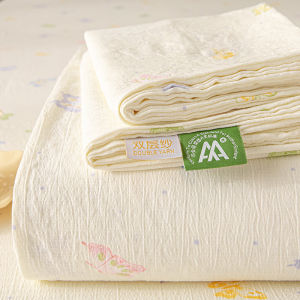 KAMONI | 2026 New Design Double Layer Student Dormitory Sheet Single Double Use Bed Sheet