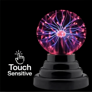 3 inch Magic Plasma Ball Lamp LED Atmosphere Night Light Only Touch Sensitive Glass Plasma Light Bedroom Decor Kids Gifts