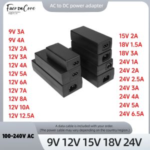9V 12V 15V 18V 24V power adapter 1A 1.5A 2A 2.5A 3A 4A 5A 6A 6.5A 7A 8A 10A 12.5A 100-240Vconversion plug suitable for LEDlights