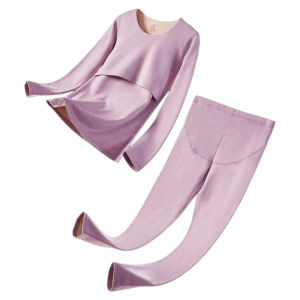 MiiOW | Pregnancy Seamless Wool Silk Thermal Underwear Set