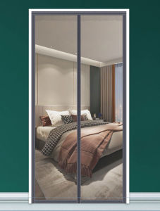 Magnetic mosquito net door custom Size door curtain mosquito door screen automatically turn off the invisible mesh mosquito nets