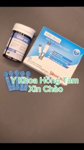 Que Thử Đường Huyết Sinocare Hộp 25 - 50 Que Date Mới