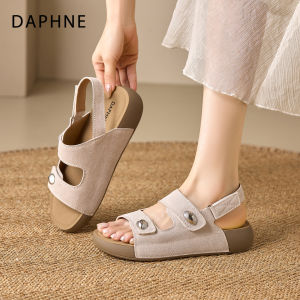 Daphne | Retro Toe Open Sandals Soft Thick Sole 2026 Summer