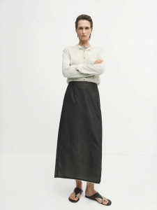edition | Summer New Silk Cotton Suit Skirt