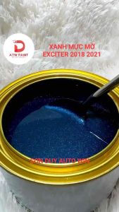 Sơn màu xanh mực mờ Exciter 2018 2021 - Sơn 2K lon 1kg