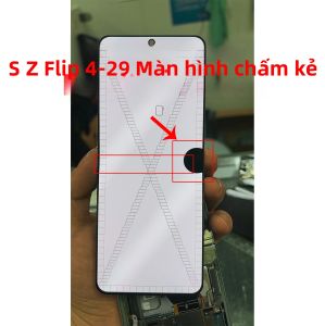 Màn Hình LCD Cảm Ứng Samsung Galaxy Z Flip 4 Bị Lỗi Cháy Bóng Thay Thế AMOLED Cho F721/F721B