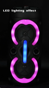 HOMO Wireless Bluetooth Karaoke Speaker with Wired Microphone & Dual 4-inch Speakers HM-4292