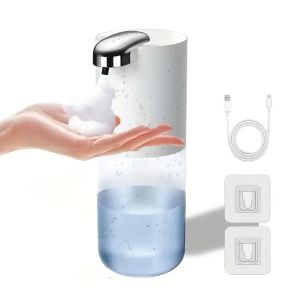 380ML Rechargeable Electric Intelligent Automatic Senor Soap Dispenser IPX5 Waterproof Touchless Hand Sanitizer Washing Machine