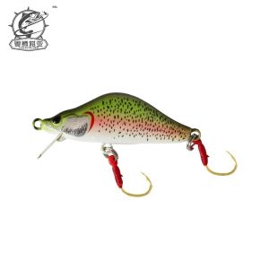 ญี่ปุ่นพลาสติก Sinking Minnow Fishing Lure 50mm 4g ปลั๊ก Hard เหยื่อ Wobbler Crankbait Pesca Fishing Tackle SwimBait