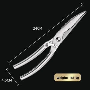 CMGF | Titanium Steel Kitchen Scissors for Cutting Poultry Bones Food Grade