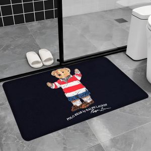 VIKAMA พรมการ์ตูนลายการ์ตูนสำหรับห้องน้ำ ทันสมัยและน่ารัก ดูดซับน้ำได้ดี ใช้ปูทางเข้า ห้องนั่งเล่น โต๊ะกาแฟ ห้องครัว ตกแต่งบ้าน