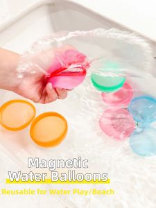 COLORFUL SUMMER DRESS | Reusable Magnetic Silicone Water Ball for Bath Play and Water Fight
