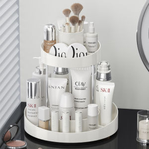 Elegant Desktop Jewelry Bracelet Earring Necklace Display Stand Cosmetic Storage Rotating Holder High-end Detail