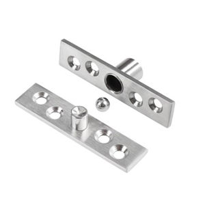 Naukaha【Ready in Stock】 360° Stainless Steel Door Pivot Hinge Swing Door Hinge Stainless Steel Hardware Accessories 1pc