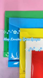 Dataflex - Map Plastik Document Bag Spine Opaque / Map Kancing Premium Jumbo Folio - DF-71211