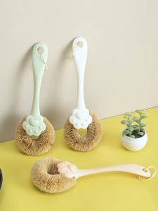 ( CỌ CHẢO 4800 ) Dụng cụ chà xoong tay cầm chắc chắn.Bàn chải cọ xoong nồi cọ bồn rửa chén đa năng lông cứng