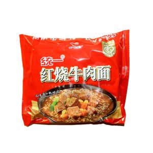Unified Flavorful Spicy Beef Noodles in Bag Mixed Box Special Hot Degree Breakfast Emergency Outdoor Night Snack Noodles