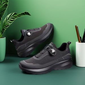 รองเท้าเดินป่ากลางแจ้งสำหรับผู้ชาย ทรงหัวมน ด้านบนทำจากผ้า กันลื่น ระบายอากาศได้ดี รองเท้าสปอร์ตแบบลำลอง สำหรับฤดูร้อนปี 2025