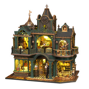 New DIY Doll House Case Wooden Miniature Furniture Dollhouse Handmade Model Assembly Toys for Children Girls Birthday Gifts