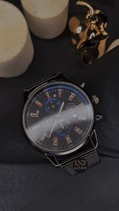 Jam Tangan Pria Kasual Bisnis Deyros New Model Lexier Terbaru Original Asli Tahan Air Mesin Quartz Analog Stainless Steel Anti Karat Kalender Tanggal Aktif Kaca Tahan Gores Luminous Bercahaya Aksesoris Arloji Mens Watches Trend Kekinian -JPD-05
