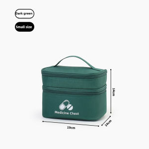 Medical Bag Portable Home Travel Medicine Storage Bag Double-layer Large Capacity First Aid Medicine Box Medicine Storage Bag