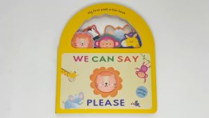 My First Peek A Boo Say Please Board Book To Learn About Manners For Kids & Toddlers
