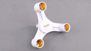 ⭐⭐⭐⭐⭐Fitting E27 Cabang 3 Lampu Bohlam Studio - EEE3342A